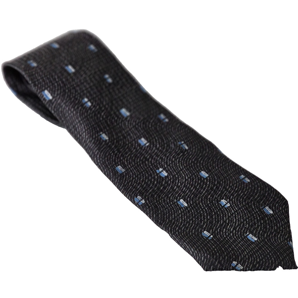 Geoffrey Beene Men's Necktie Geometric Design 100% Silk Made in the USA 59" Tie